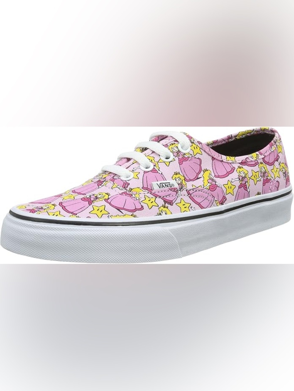 Vans x Nintendo Princess Peach Low Top Sneakers 6 Men/7.5 Women